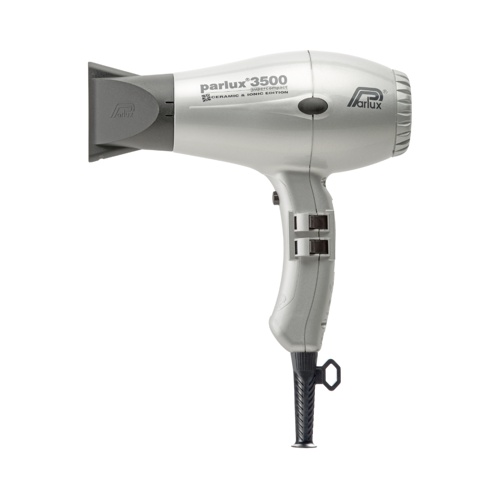 Parlux 3500 SuperCompact argento con bocchetta inserita