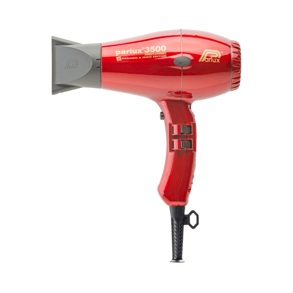 Parlux 3500 SuperCompact rosso con bocchetta inserita