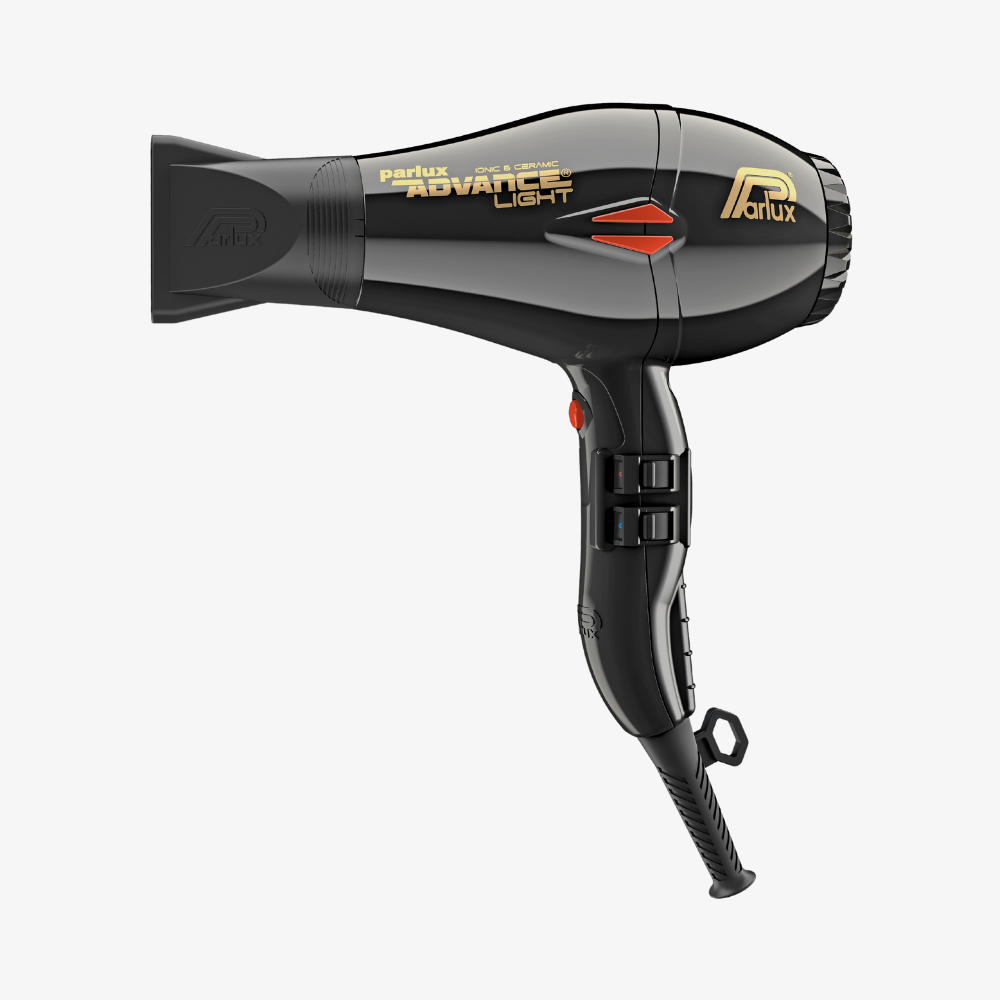 Parlux Advance Light color nero con bocchetta inserita