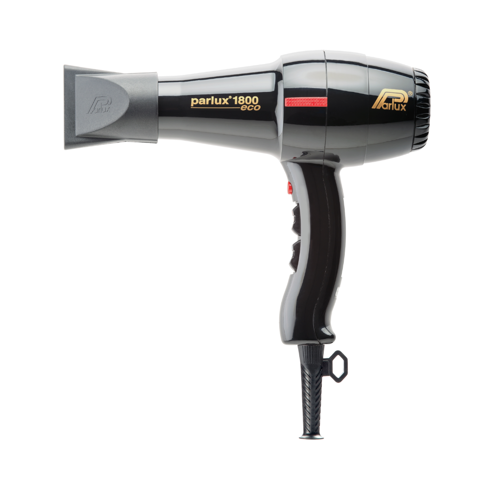 Parlux 1800 Eco nero con bocchetta inserita