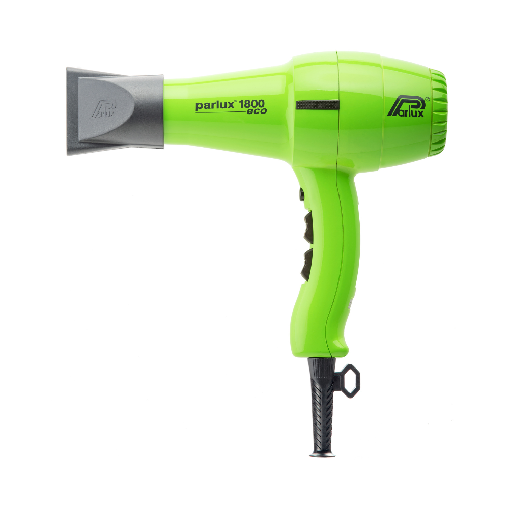 Parlux 1800 Eco verde con bocchetta inserita