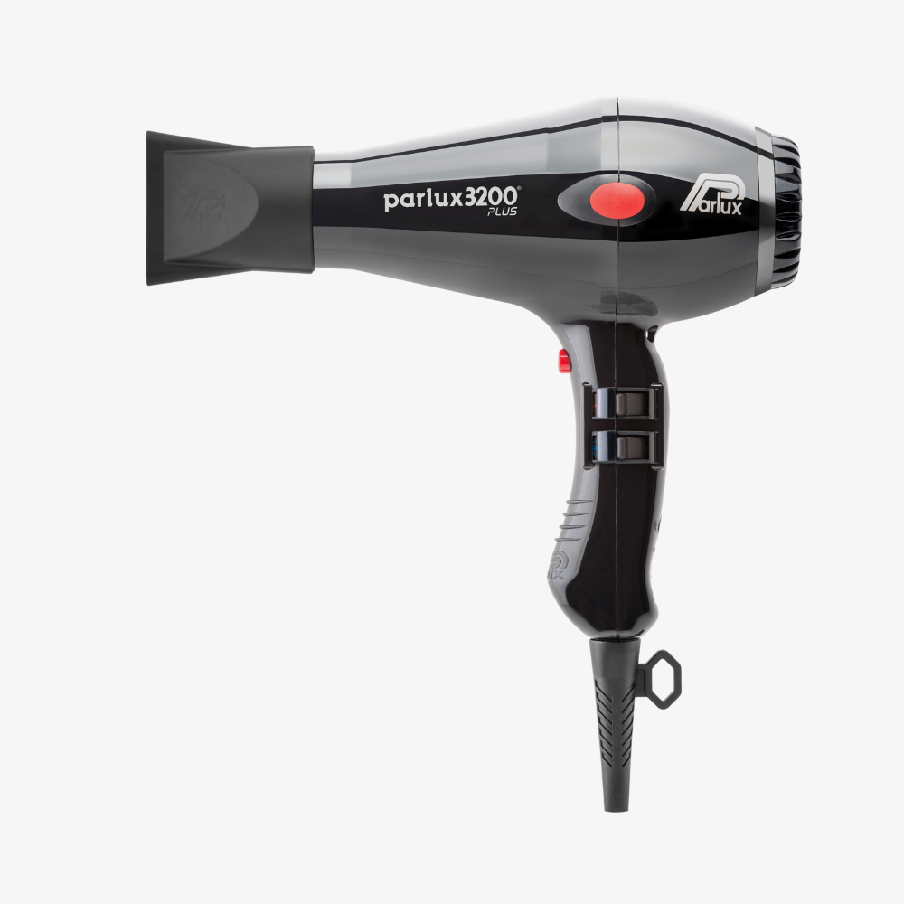 Parlux 3200 plus colore nero con bocchetta inserita 
