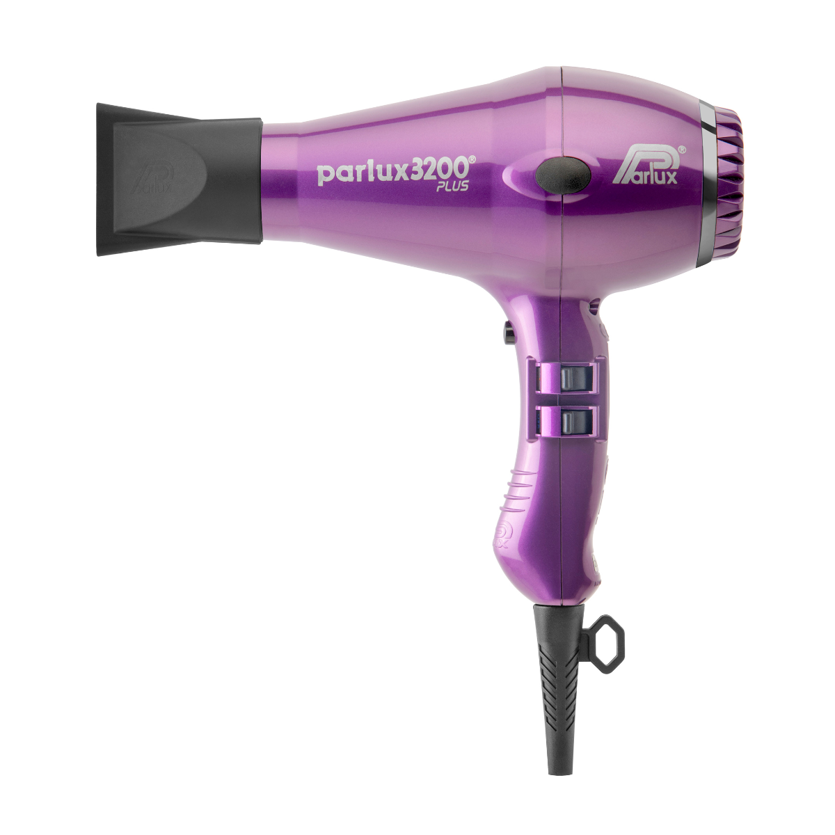 Parlux 3200 plus viola con bocchetta inserita