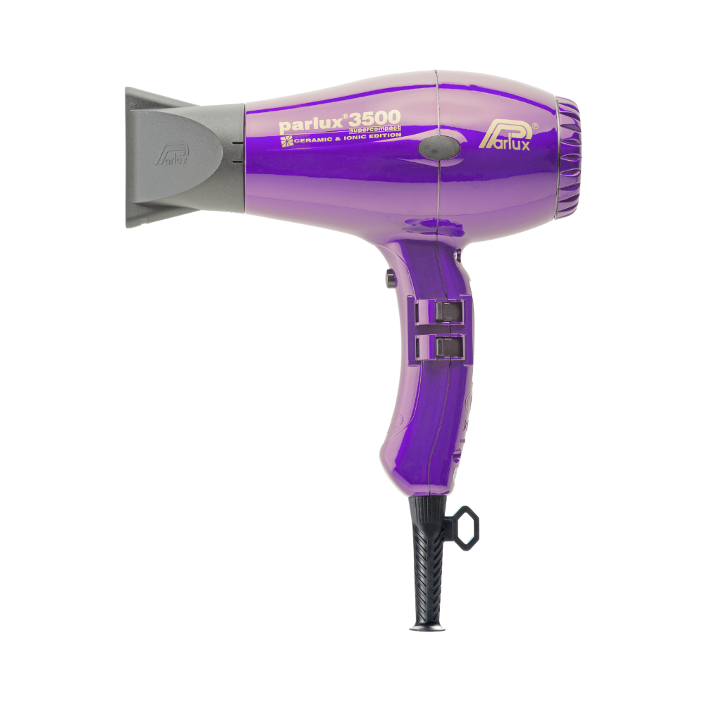 Parlux 3500 SuperCompact viola con bocchetta inserita