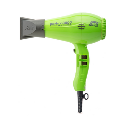 Parlux 3800 Ecofriendly verde con bocchetta inserita 