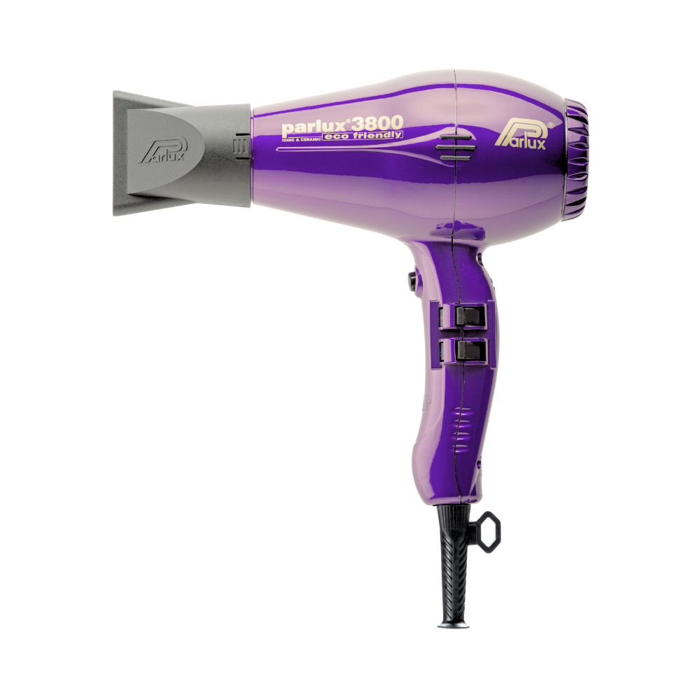 Parlux 3800 ECOFRIENDLY viola con bocchetta inserita 
