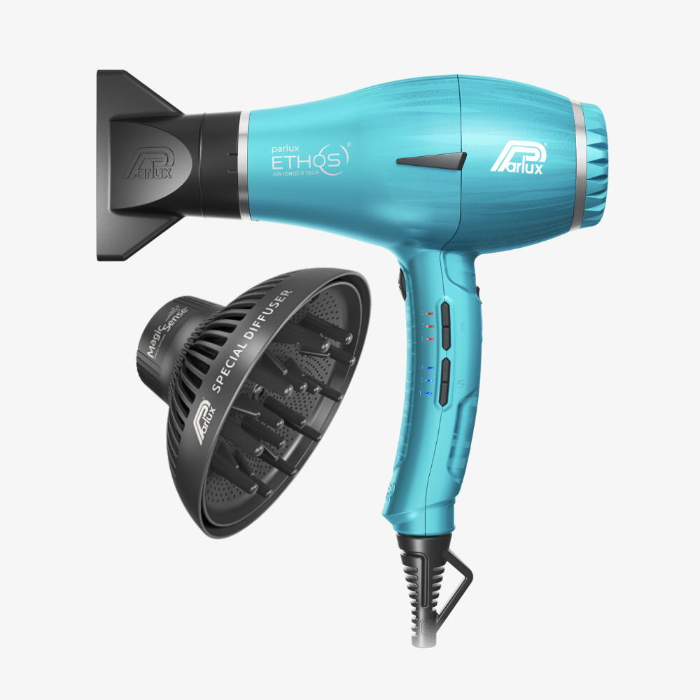 Parlux ETHOS azzurro galassia con bocchetta e diffusore MagicSense