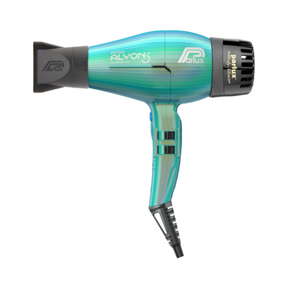 Parlux Melody Silencer con Parlux Alyon color giada e bocchetta inserita 